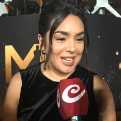 Angela Leiva dijo presente en los Martín Fierro y adelantó a Crónica: “Estoy trabajando en un proyecto muy importante”