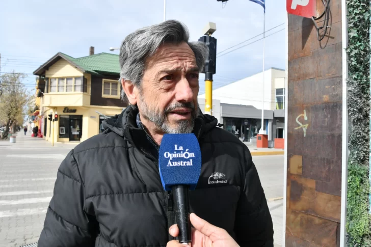  Miguel del Plá, paritario de ADOSAC. FOTO: JUAN PALACIOS/LA OPINIÓN AUSTRAL