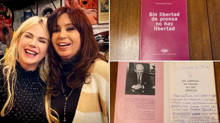 Cristina Kirchner habló de su encuentro con Esmeralda Mitre y destacó que recibió “un libro que su padre le regaló”
