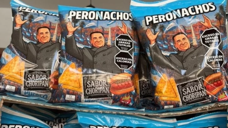  El snack sabor a choripán y con la imagen de Juan Domingo Perón fue creado por el santacruceño Rodrigo Posadas.