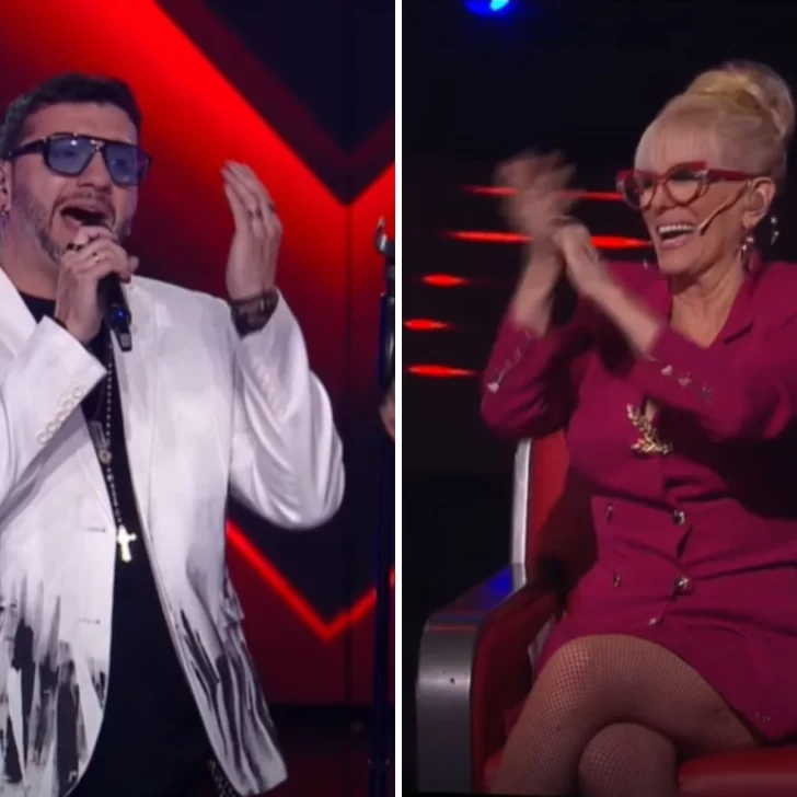 El elogio de Valeria Lynch a “Lucho” Gonzalez en La Voz Argentina: “Soy tu fan”