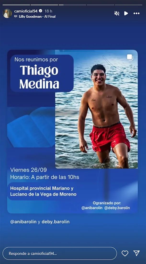 Vigilia por Thiago Medina: familiares, amigos y fans se unen frente al hospital