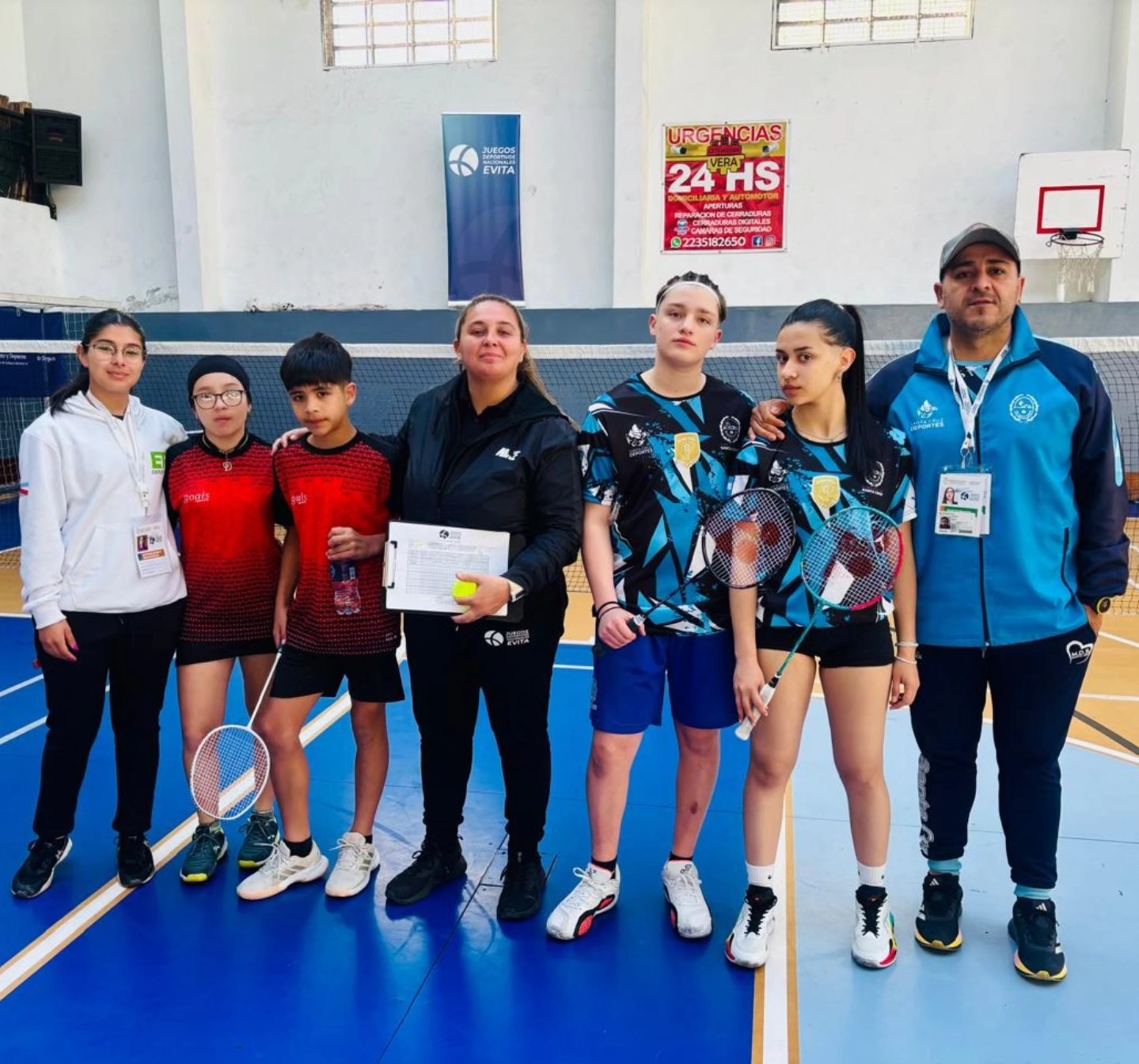 Santa Cruz sigue fuerte en los Juegos Evita: barrida en bádminton, remontada en hockey y finales para el tenis de mesa