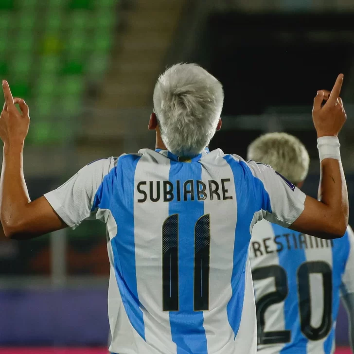 Ian Subiabre, el crack patagónico: dos goles en 61 minutos y un impacto inmediato en el Sub-20