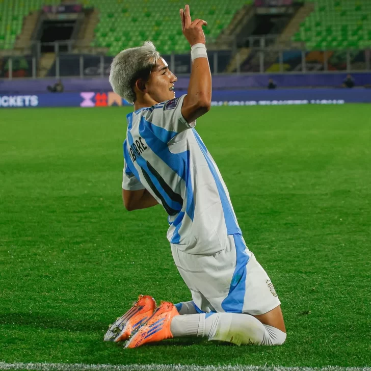  Su segundo gol en la competencia, contra Australia.