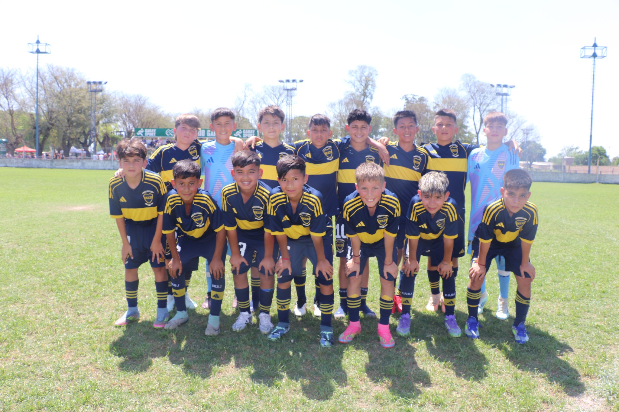  El plantel Xeneize que se presentó para el torneo 