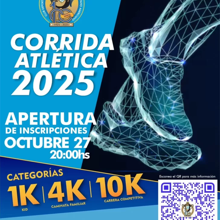 Corrida Atlética Hispano Americano: abren inscripciones el 27 de octubre, con cupos limitados Corrida Atlética Hispano Americano: abren inscripciones el 27 de octubre, con cupos limitados