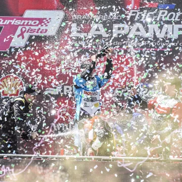 Williams Bull logró su primera victoria en el Turismo Pista en Toay