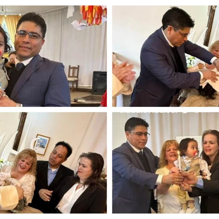 Bautizaron a Noah, el bebé de Río Gallegos que no fue apadrinado por Javier Milei, y Claudio Vidal fue el padrino Bautizaron a Noah, el bebé de Río Gallegos que no fue apadrinado por Javier Milei, y Claudio Vidal fue el padrino