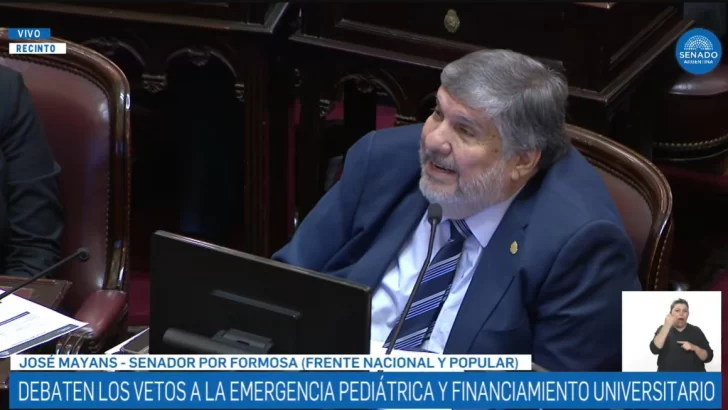  José Mayans, senador nacional de Unidad Ciudadana.