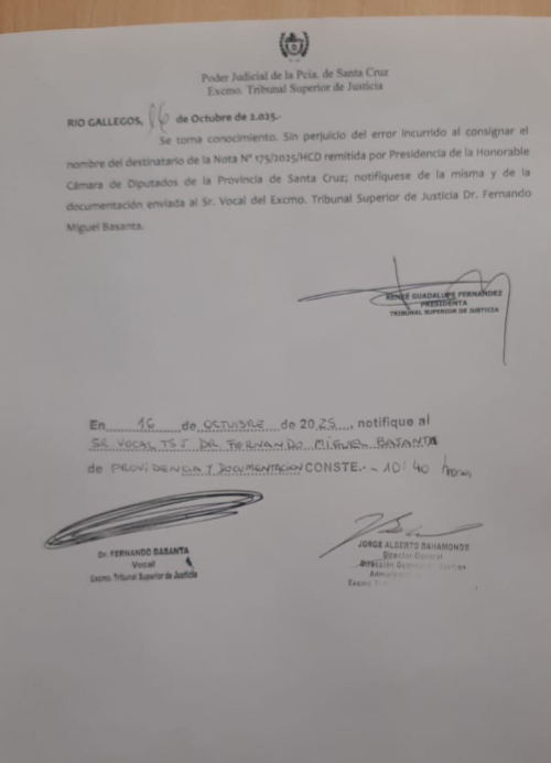Fernando Basanta aceptó la suspensión de la Cámara de Diputados como vocal del Tribunal Superior de Justicia Fernando Basanta aceptó la suspensión de la Cámara de Diputados como vocal del Tribunal Superior de Justicia