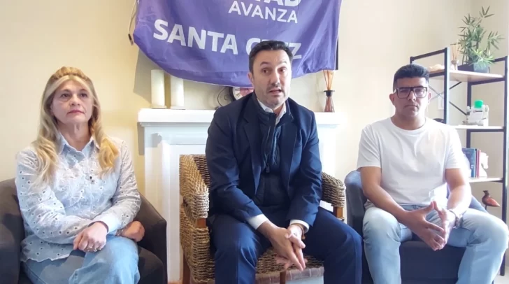  De izquierda a derecha: Perla Gómez de la Fuente, Luis Petri y Jairo Guzmán. (Imagen: Ahora Calafate).