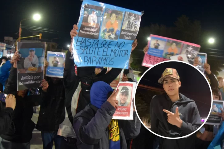 Vecinos se manifestaron para exigir justicia por Nahuel Marcial, el joven baleado en Caleta Olivia 