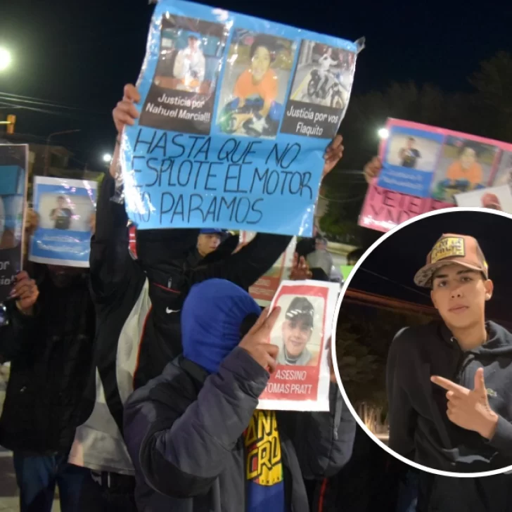Vecinos se manifestaron para exigir justicia por Nahuel Marcial, el joven baleado en Caleta Olivia 