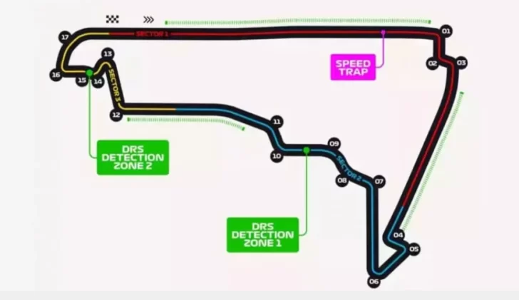  Autódromo Hermanos Rodríguez, en el oriente de la Ciudad de México.