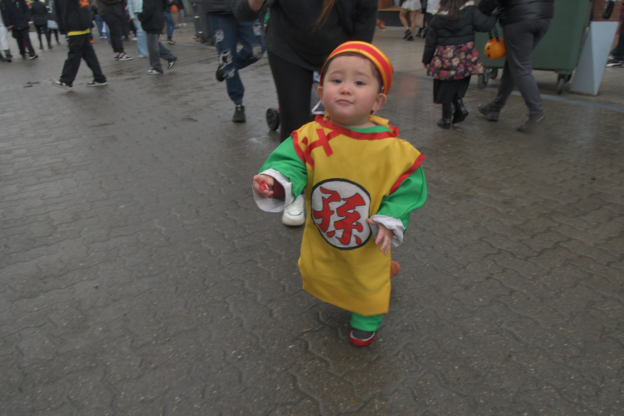  Los más pequeños no se perdieron el festejo de Halloween. Foto: José Silva/La Opinión Austral
