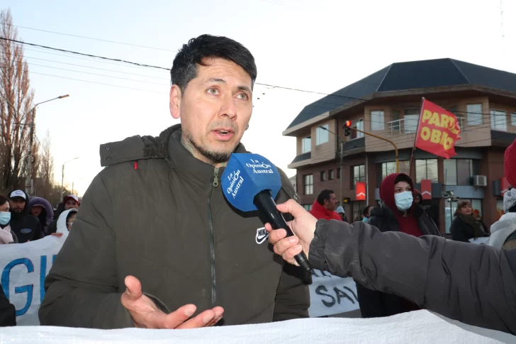  Mariano Quintana, referente de los autoconvocados y uno de los sancionados por el ministerio de Salud. (Foto: José Silva/La Opinión Austral).