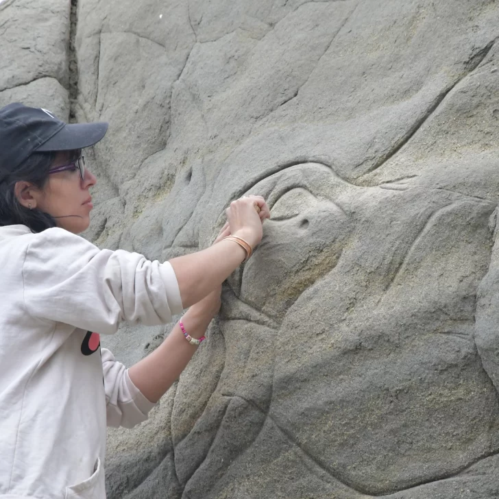 Esculturas, performance, teatro y música: estudiantes realizaron jornada artística en Güer Aike