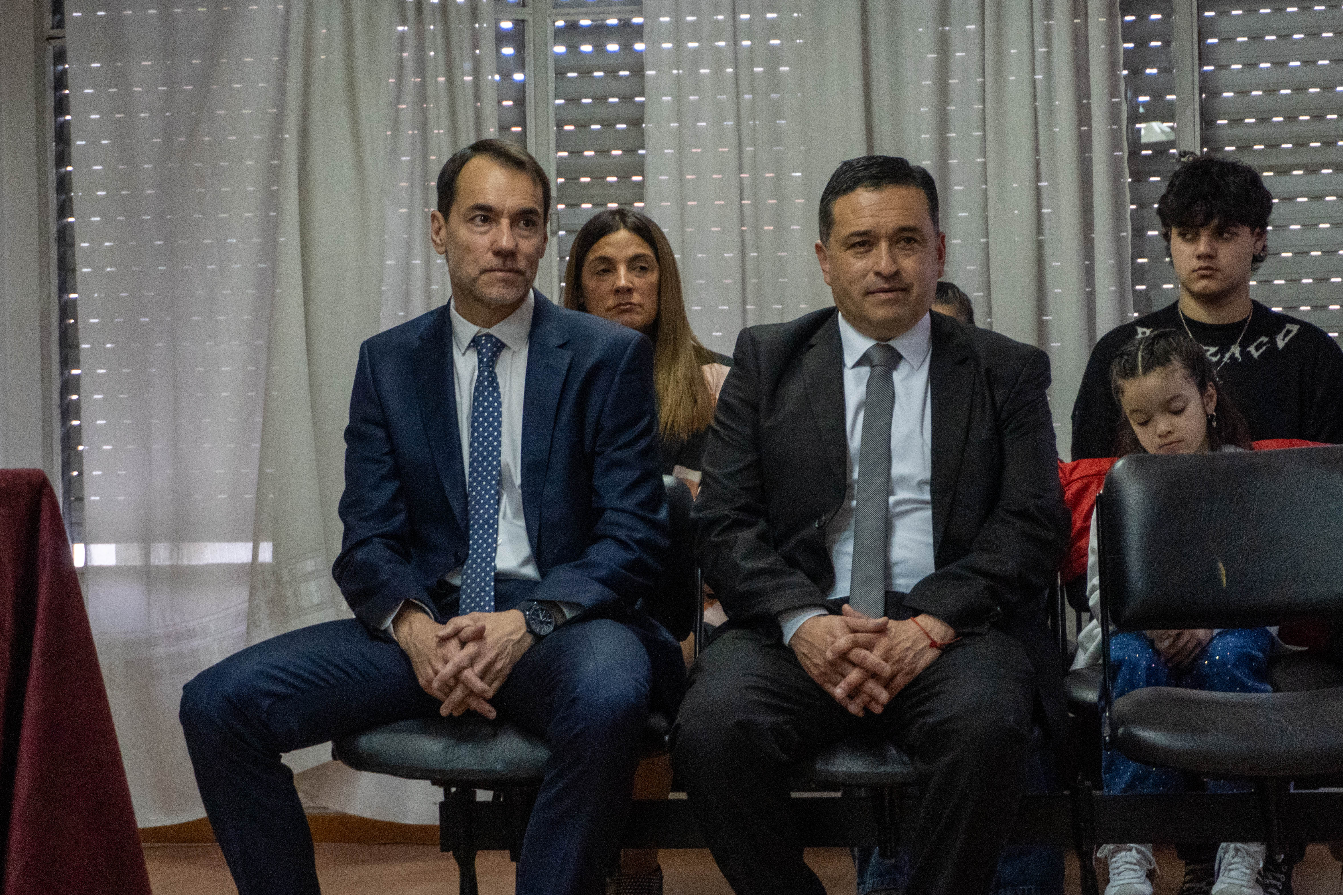  Juan Lucio De La Vega y Gabriel Contreras Agüero. (Foto: Leandro Franco/La Opinión Austral).