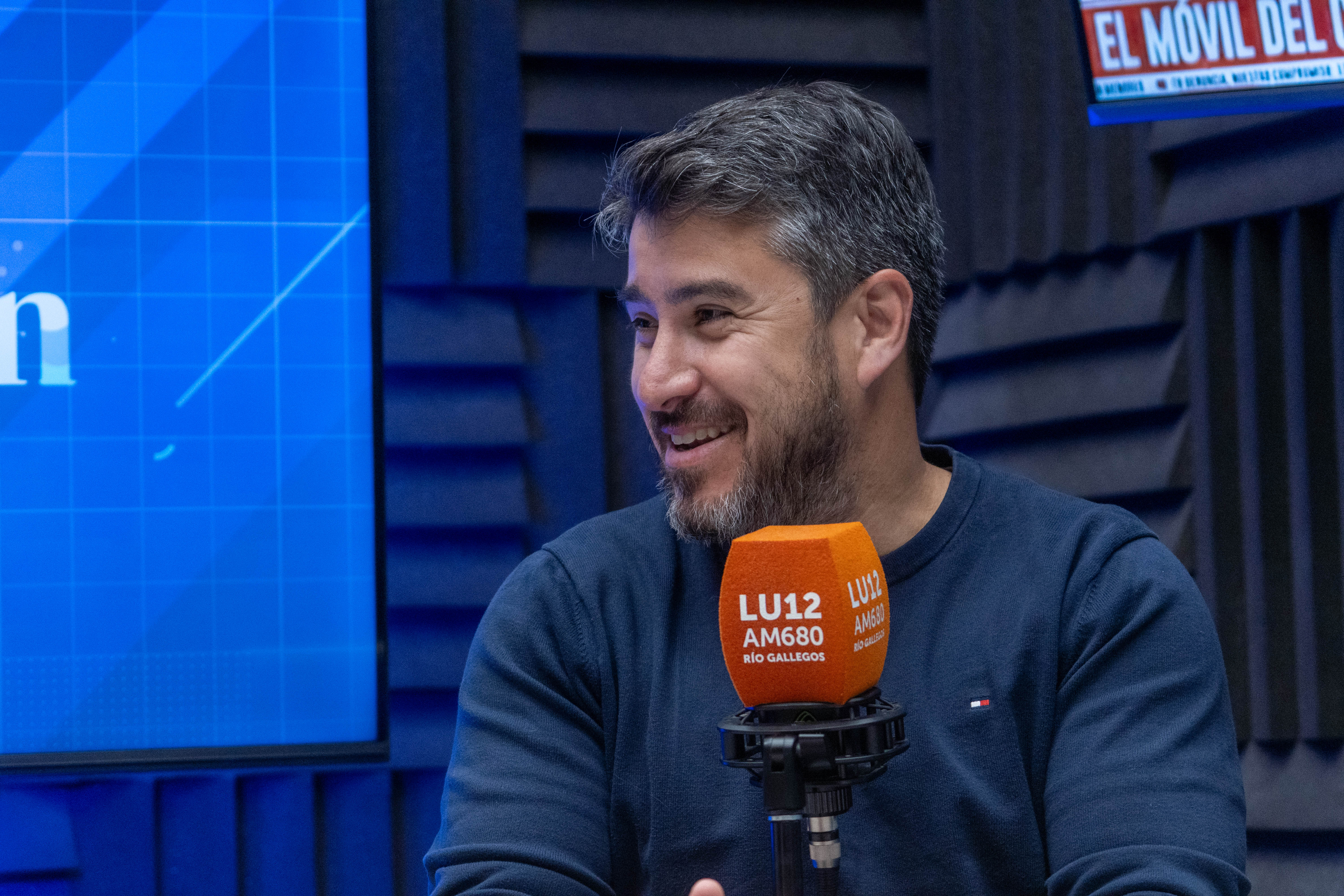  “Queremos un bloque patagónico fuerte que defienda los intereses del sur”, expresó Leo Roquel. FOTO: LEANDRO FRANCO/ LA OPINIÓN AUSTRAL