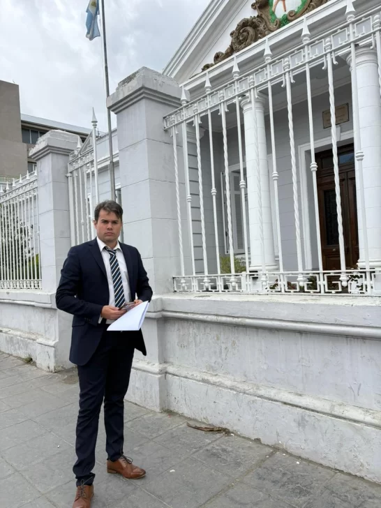  Lucas Nicoletti, abogado de Lázaro Báez frente al Juzgado Federal de Río Gallegos.