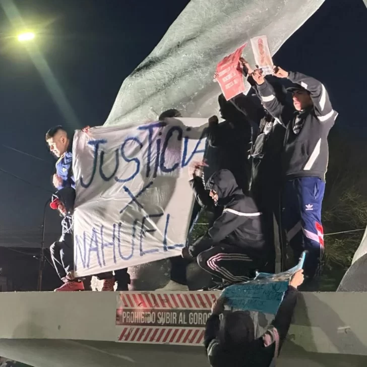  La manifestación de los amigos en El Gorosito.