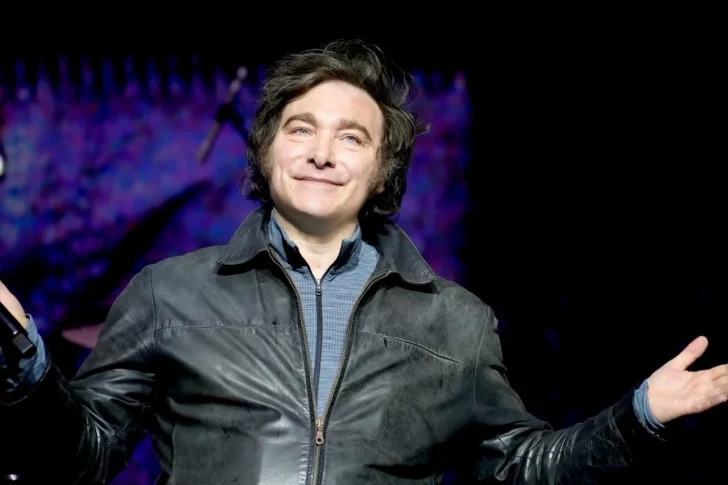 Javier Milei presentó su nuevo libro con un show en el Movistar Arena