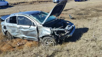 Volcó una familia de Río Gallegos y falleció una mujer de 72 años de edad