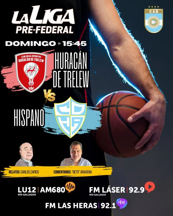 Torneo Pre Federal: este fin de semana Hispano Americano de Río Gallegos juega en Trelew
