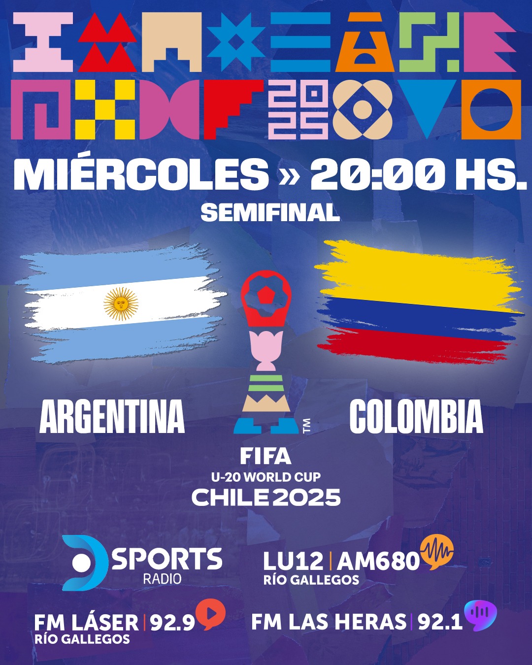 Pelota Libre o Fútbol Libre: cómo ver en vivo Argentina vs. Colombia por el Mundial Sub 20