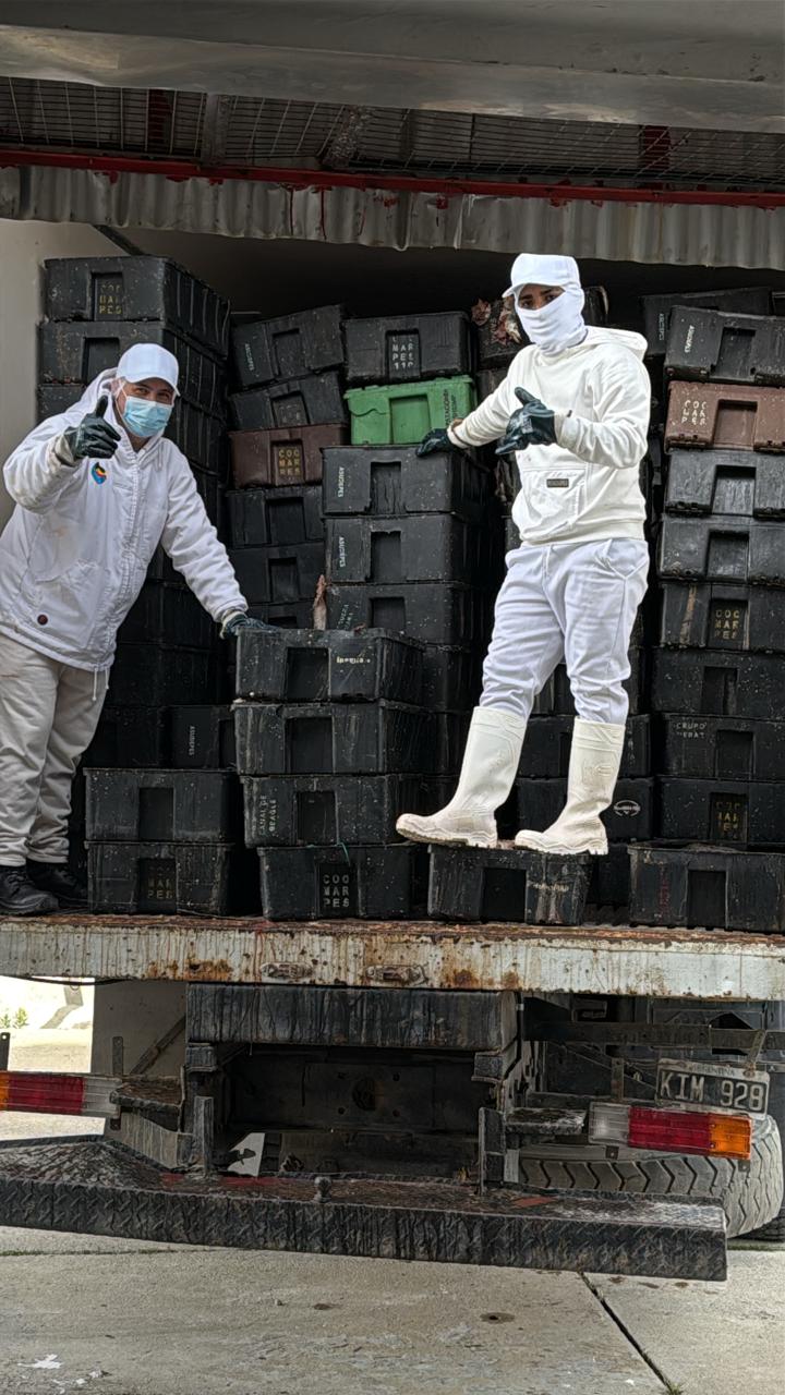 Con 250 cajones de merluza, el buque Norman marcó un hecho histórico para Puerto San Julián.