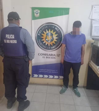 Detuvieron en El Bolsón a un santacruceño que intentó atacar a su pareja con un cuchillo: tenía pedido de captura vigente