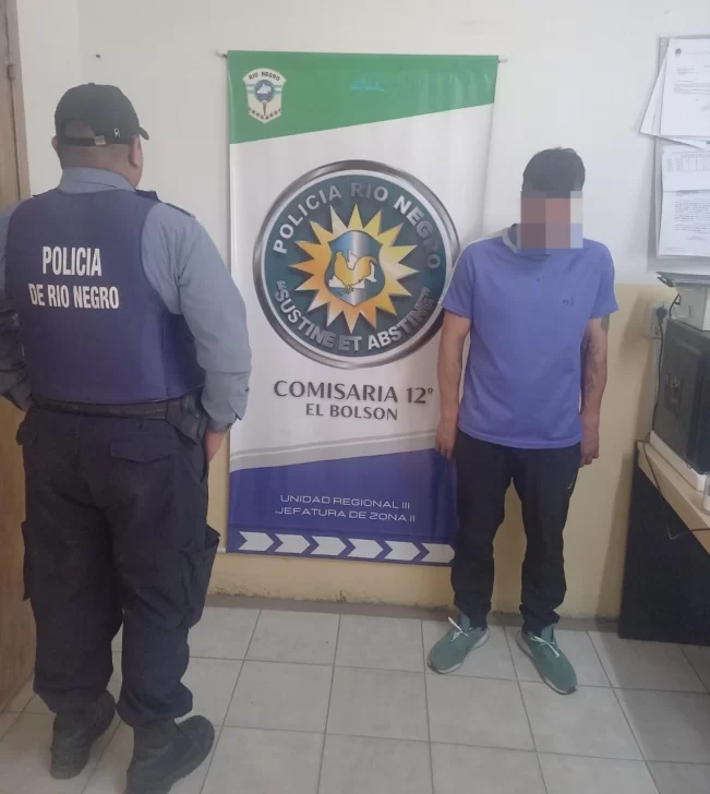 Detuvieron en El Bolsón a un santacruceño que intentó atacar a su pareja con un cuchillo: tenía pedido de captura vigente