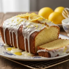 Budín de limón glaseado: una receta sencillísima para la merienda