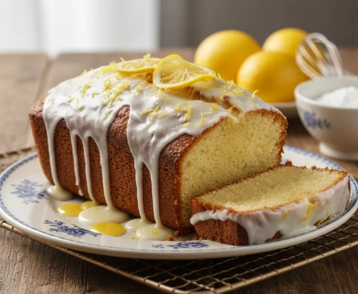 Budín de limón glaseado: una receta sencillísima para la merienda