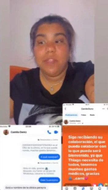 Camilota, hermana de Thiago Medina, aseguró que están pidiendo plata en su nombre: &#8220;Ayúdenme&#8221;