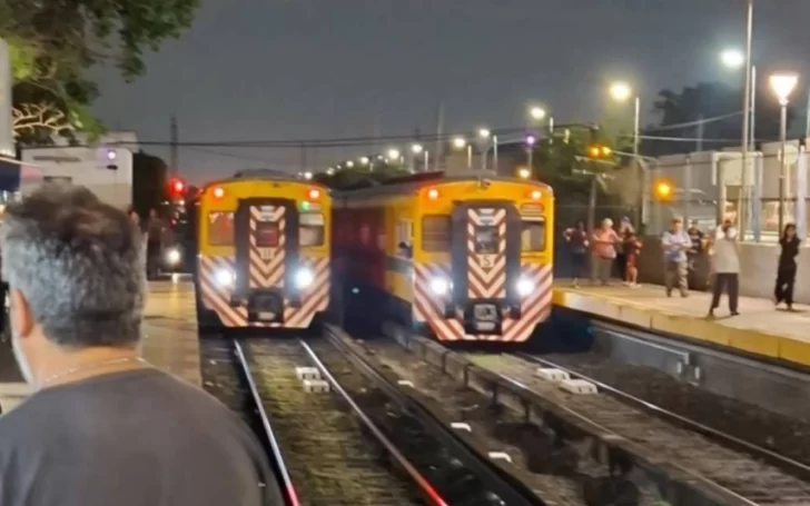 Fuerte choque de trenes en el partido de San Miguel: hay al menos 12 heridos