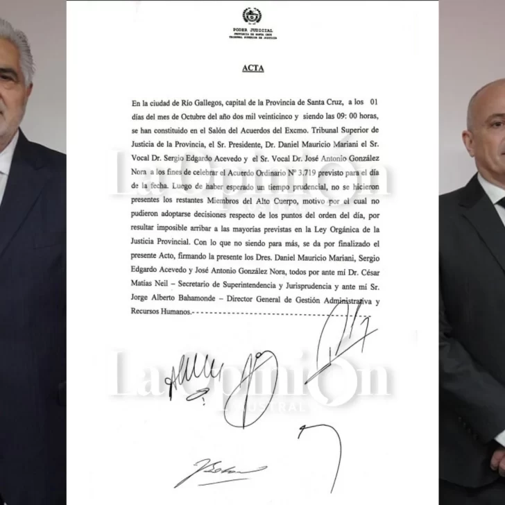Exclusivo: Sergio Acevedo y José Gonzaléz Nora debutaron como vocales del Tribunal Superior de Justicia de Santa Cruz Exclusivo: Sergio Acevedo y José Gonzaléz Nora debutaron como vocales del Tribunal Superior de Justicia de Santa Cruz