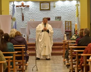  La comunidad de Las Heras se prepara para recibirlo con alegría.