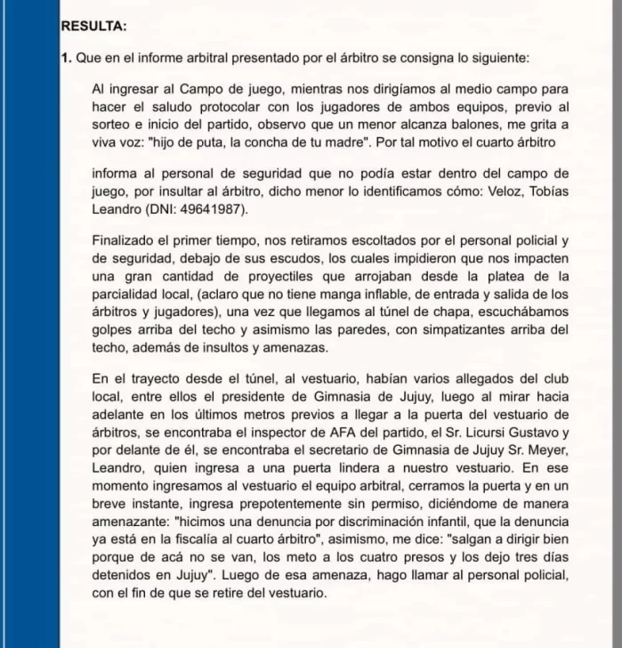 AFA dio 3–0 a Deportivo Madryn por la suspensión en Jujuy y citó a dirigentes del &#8220;Lobo&#8221;
