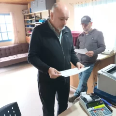 Visitas de dirigentes de la ACHAS de Punta Arenas