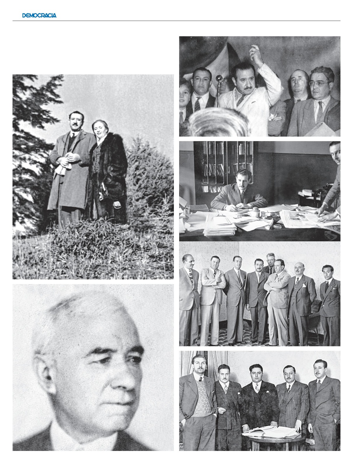  La historia de Moisés Lebensohn, en fotos, tal como lo publicó el diario Democracia de Junín.