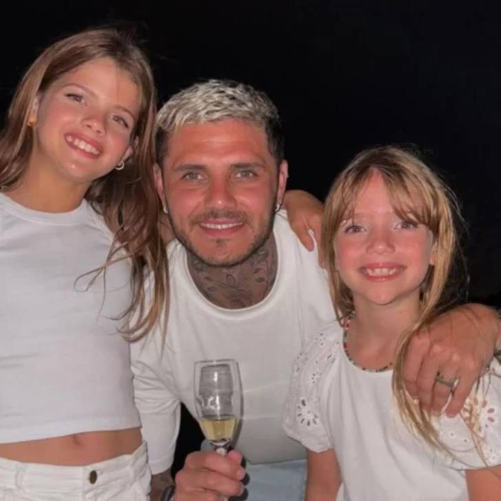 El inesperado mensaje de Mauro Icardi en el cumpleaños de su hija: “Mi cita de todos los días”