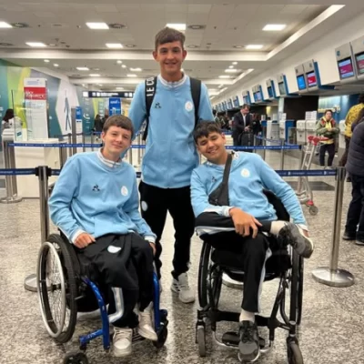 Tenis adaptado: El santacruceño Ian Davidson viajó a Chile para representar a Argentina en los Juegos Parapanamericanos Juveniles 2025