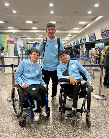 Tenis adaptado: El santacruceño Ian Davidson viajó a Chile para representar a Argentina en los Juegos Parapanamericanos Juveniles 2025