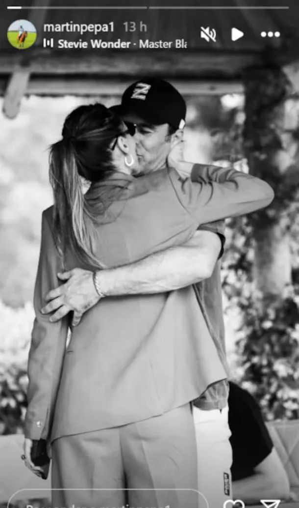 La romántica foto junto a Pampita que posteó Martín Pepa