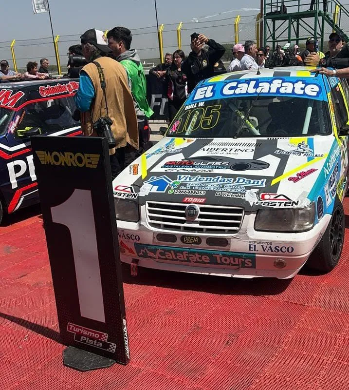 Williams Bull logró su primera victoria en el Turismo Pista en Toay