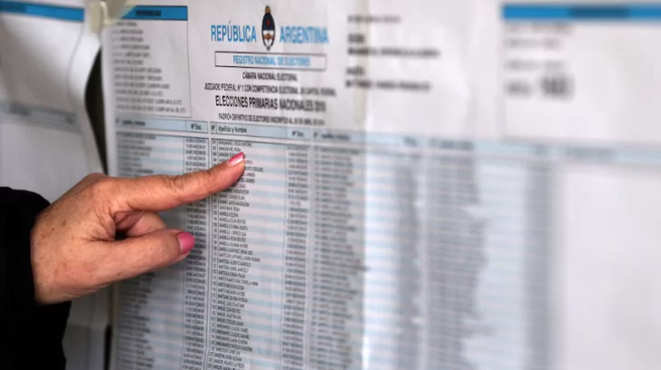 Elecciones legislativas nacionales 2025: consultá acá el padrón