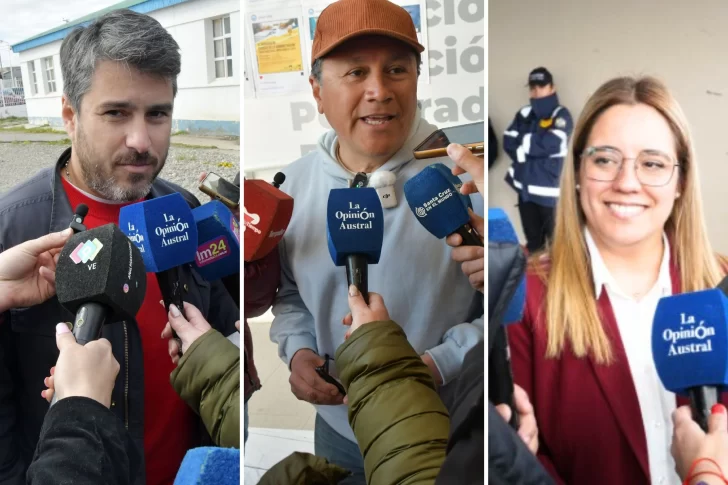 Radicales santacruceños durante las elecciones