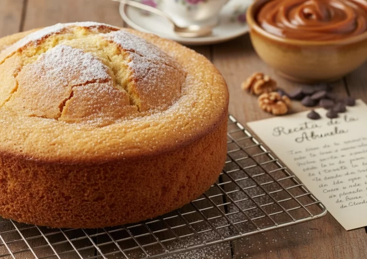 Receta de bizcochuelo casero para tortas: la versión de las abuelas